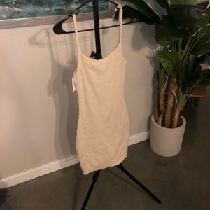 Meshki Basics Ribbed Spaghetti Strapped Dress